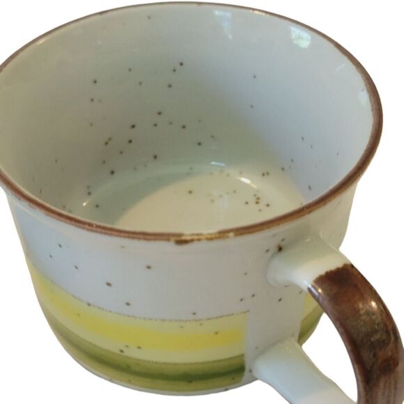 Vintage Lunch Mates Sunrise Cultura Collection Stoneware Soup Mug Set Of Two - Picture 5 of 5